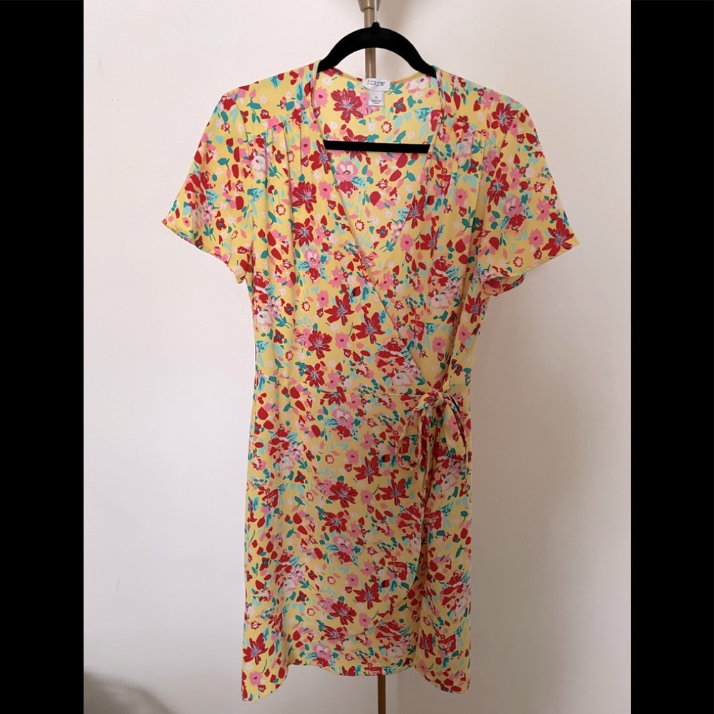 Floral wrap dress